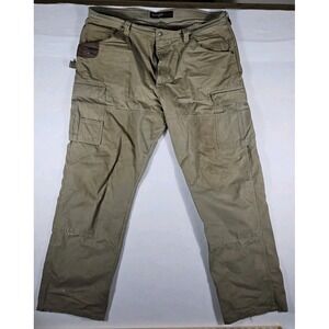 Wrangler Riggs Workwear Canvas Double Knee Ripstop 40x32 Tan